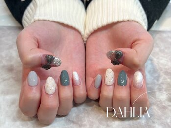 ダリア 西大寺本店(DAHLIA)/リボンネイル