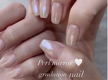 アスティ 西宮店(ASTY)/ホワイトミラーネイル