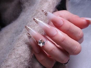 パズルリングネイル(Puzzle.ring Nail)/スカルプ＋冬デザイン