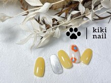 キキネイル 二子玉川(kikinail)/7.8月定額Aデザイン／お花ネイル