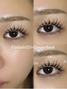 ライル(RILE)/flat lash120+upwardlash