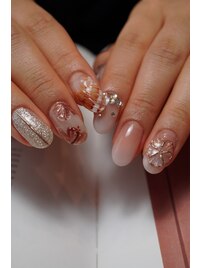 ハイビスカス　白グラデ