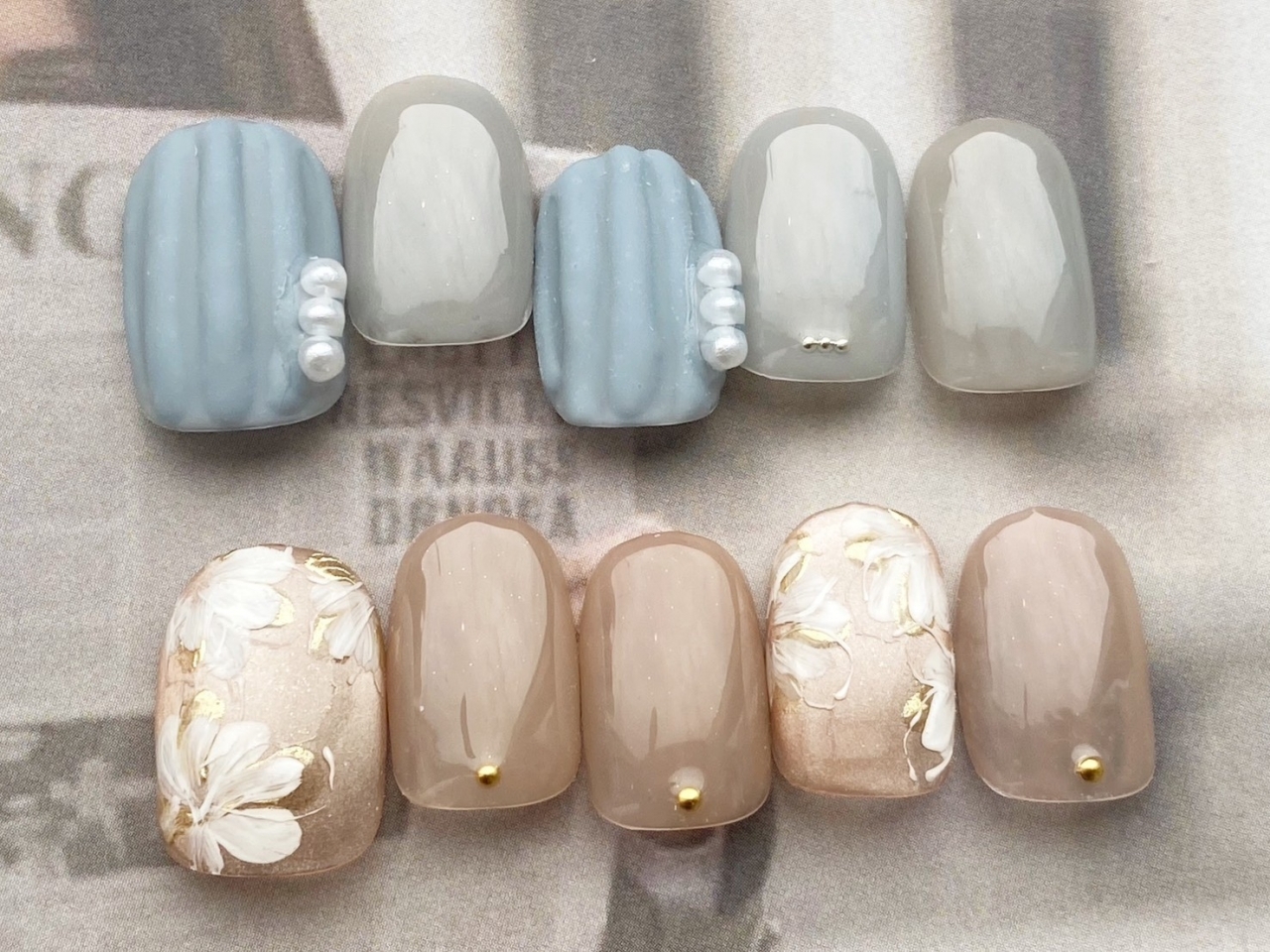 ココロ 新橋(kokoro)の写真/【ネイルデザインをお悩みの方へ☆】ネイルが初めての方大歓迎♪指先を美しく彩ります♪ハンド60分¥7700~