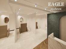 眉毛専門店 EAGLE名駅【眉毛/眉毛WAX/眉毛パーマ/眉毛サロン/眉毛ケア/美眉毛】の雰囲気（名駅の眉毛アイブロウサロン内観）
