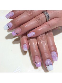 ネイルアンドまつ毛エクステ ルーナ イオン相模原店/デザインネイル