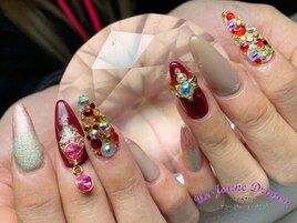 【ロングネイル】埋め尽くし