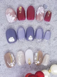 1月サンプルネイル￥7900