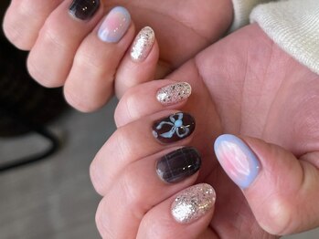 クレモアネイル 浦和店(CLEMORE NAIL)/リボンニュアンス
