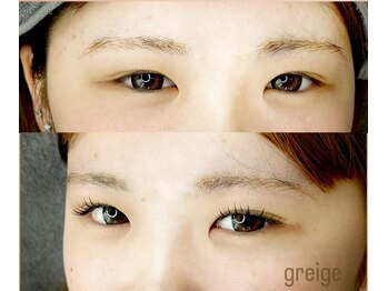 グレージュ(graige)/束感フラットラッシュ