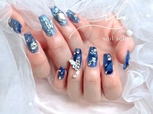 イル 神戸店/青×ニュアンス