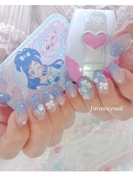 ファラウェイネイル(Faraway nail)/プリキュアネイル☆