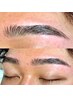メンズ眉毛ワックス＋眉毛パーマ ¥8500 [眉毛サロン/まゆ/メンズ眉毛]