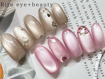 リール アイプラスビューティー(Rire eye + beauty)/定額　マグ×押し花♪￥5980