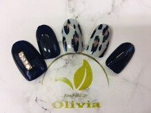 ビューティーアンドライフ オリビア(Beauty&Life Olivia)/大人ヒョウ柄ネイル