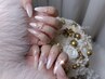 【HAND】チップ長さ出し+ジェルシンプルアートコース¥18980