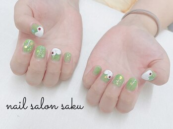 サク(saku)/定額デザイン/クリームくま