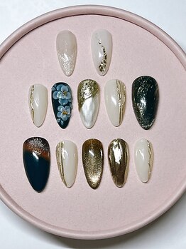 マニーネイルズ(Manny Nails)の写真/持ち込みOK！持ち込みデザインにお客様への似合わせを提案◎一緒に想像以上の仕上がりを創りましょう♪