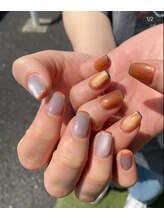 ネイルズ アメリ(Nails amelie)/バイカラー♪