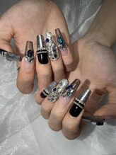 シュガーハウス 岐阜(Suger House)/ブルーのキラキラネイル