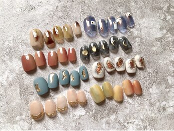 ネイル バイ ブリス(Nail by VLISS)の写真/【定額アートネイル新規¥7500～】他とは被らない独自のデザインが大好評!!持ち込みOK♪