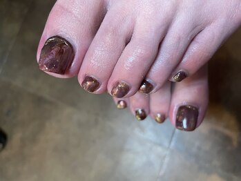 モヤモヤ塗りのfoot