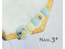 ネイルスリープラス(Nail 3+)/【フット】フラワーハート