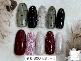 【¥6,800 定額アートコース】