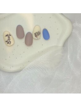 ¥8500 個性派ネイル(山口)