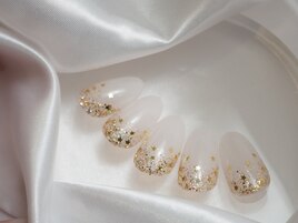 キラキラ星ネイル