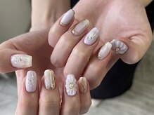 ビアンカ 沖縄南風原店(Bianca)/ぷっくりお花ネイル 持ち込み