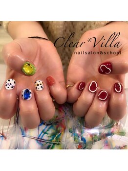 ネイルサロンクリアヴィラ(nail salon clear villa)/ワイヤーPOP