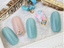 ネイルズガッシュ 大森駅前店(NAILs GUSH)/＊エスニックマーブル＊