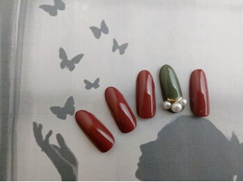 ネイルサロン&スクール ジーナ(GINA)/落ち着き秋カラー