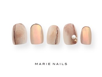 マリー ネイルズ いわきラトブ店(MARIE NAILS)/定額6,600円税込 &nbsp;オーロラ0324c