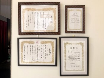 フィトナチュール イオンモール橿原店/施設から表彰をいただきました