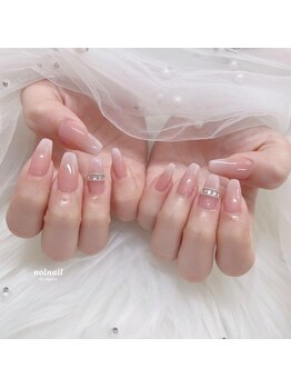 ノルネイル(nol nail)/大人っぽピンクネイル★