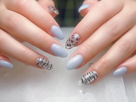 アニマル柄/アート/シルバー