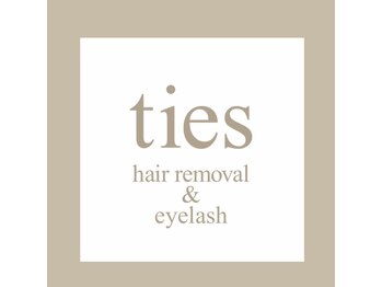 タイズ ヘアーリムーバルアンドアイラッシュ(ties)