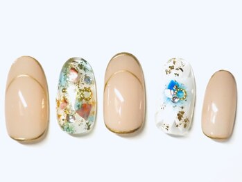 アンドシュシュネイル(&CHOU CHOU nail)/定額￥８９８０