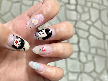 ネイルキュート アンド クールラッシュ 亀有店(nailcute & CoolLash)/ちびまる子＊。
