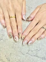 ネイルサロンファストネイルプラス 新宿店(FAST NAIL PLUS)/冬ネイル2023【ラメネイル】