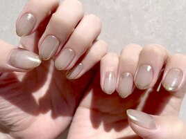 大人シンプルネイル