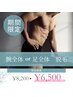 2回目以降【お得セット】 腕全体or足全体　脱毛　￥8,200→”￥6,500''