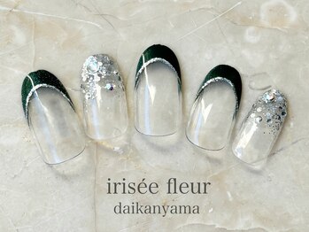 イリゼフルール 代官山店(irisee fleur)/フレンチ☆ラメグラデーション