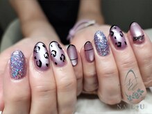 ネイルプラスユウ(NAIL+U)/レオパードネイル