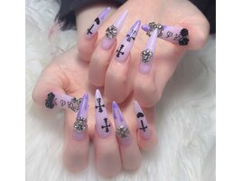 チップ長さ出しネイル