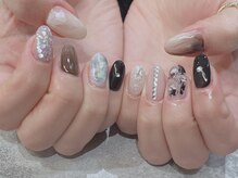 ブラックニュアンスネイル