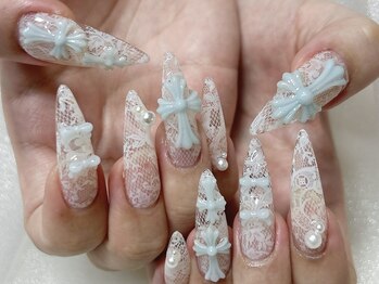 ネイルサロン ミリー(Nail Salon Milly)の写真/《お好きな長さで長さ出しOK！理想の指先に》確かな技術力でなりたいデザインが叶う♪持ち込みデザイン可◎