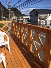 リンパマッサージ専門 ゼクシー 時津店(Zexy)/入り口のデッキが目印です！