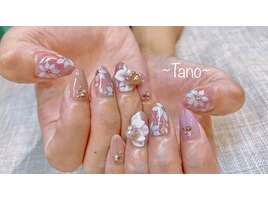 ボタニカル綺麗目ネイル